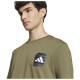Adidas Ανδρική κοντομάνικη μπλούζα Camo Woven Graphic Tee